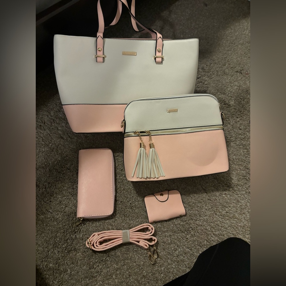 Life puse with 3 additional bags/ wallets +bag string